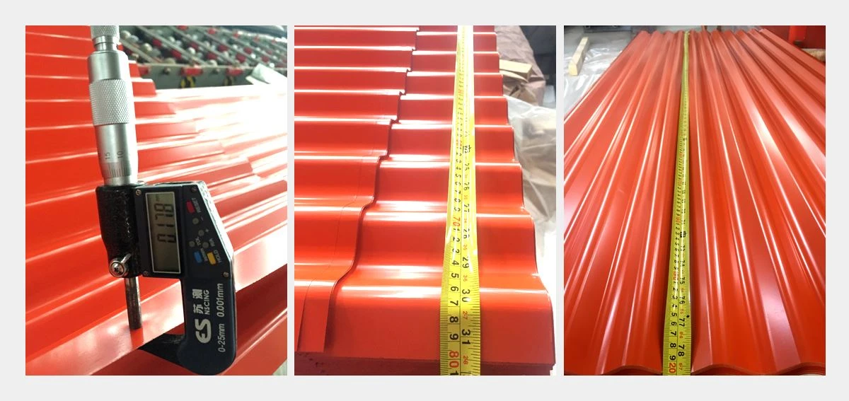 color coated aluminium roofing sheet inspection