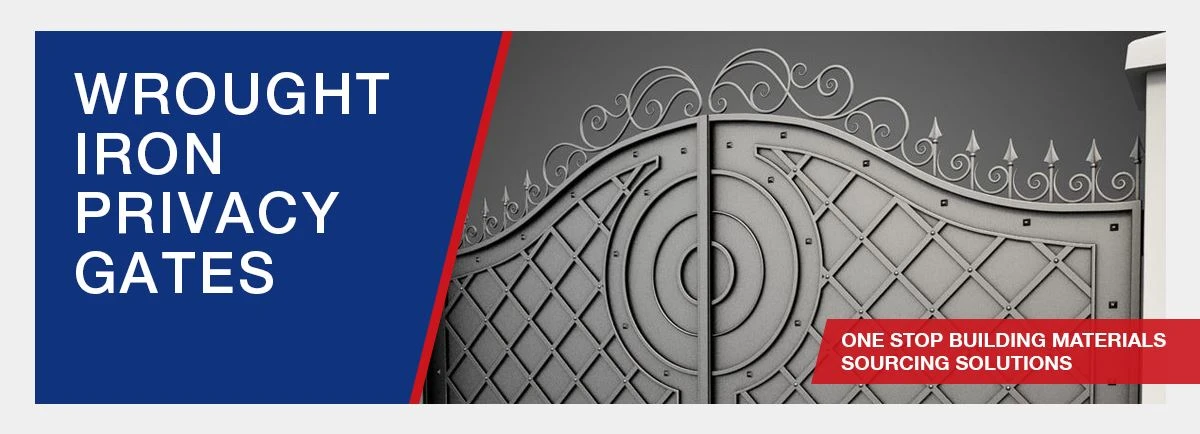Wrought Iron Privacy Gates-Hebei Sinostar-1