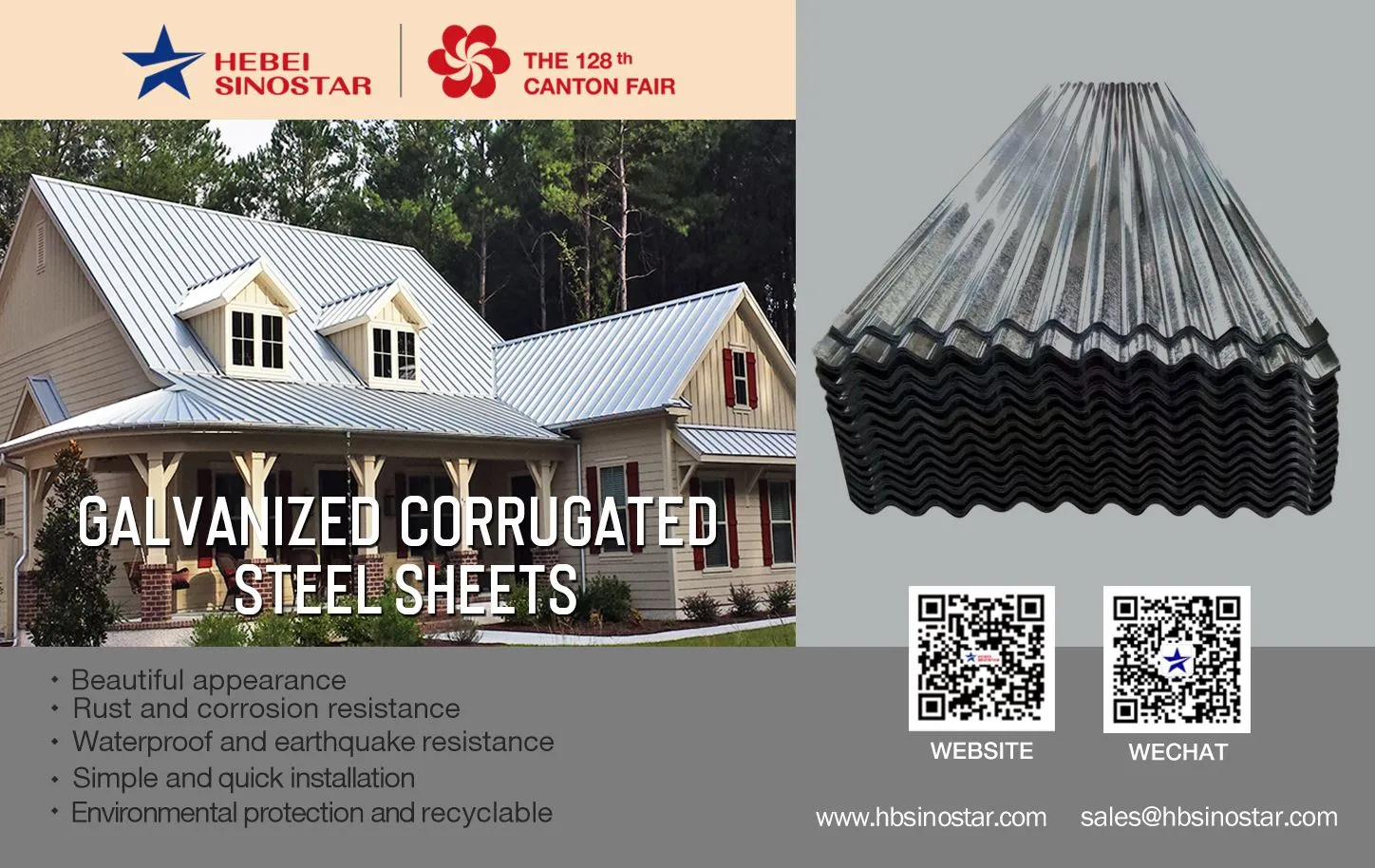 galvanized metal corrugated roofing sheets Hebei Sinostar-5