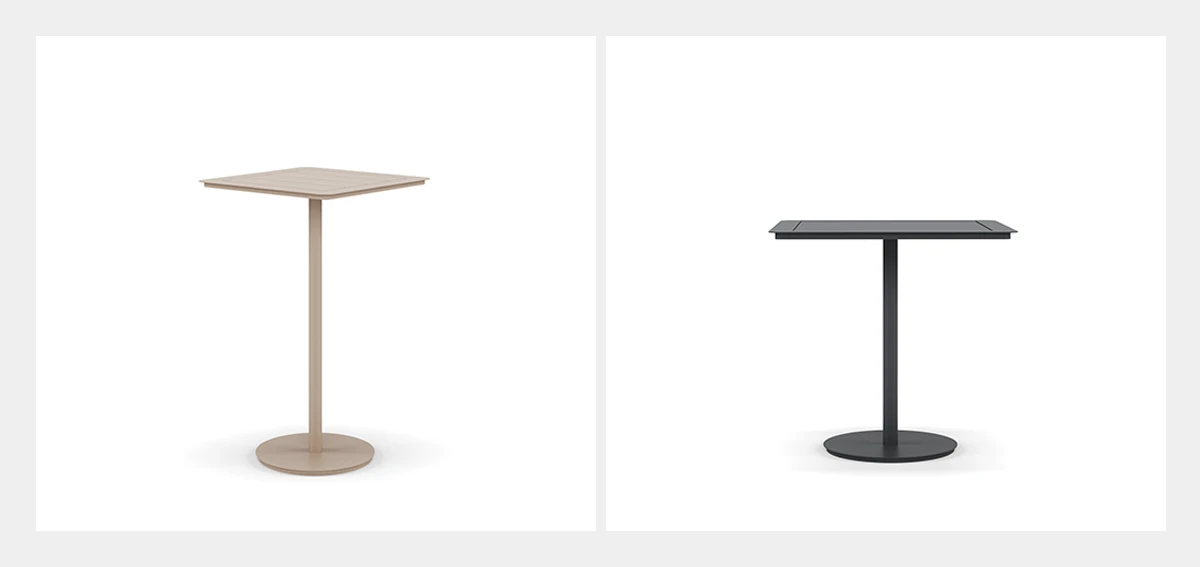 Modern Aluminum Outdoor Dining Table hbsinostar 2
