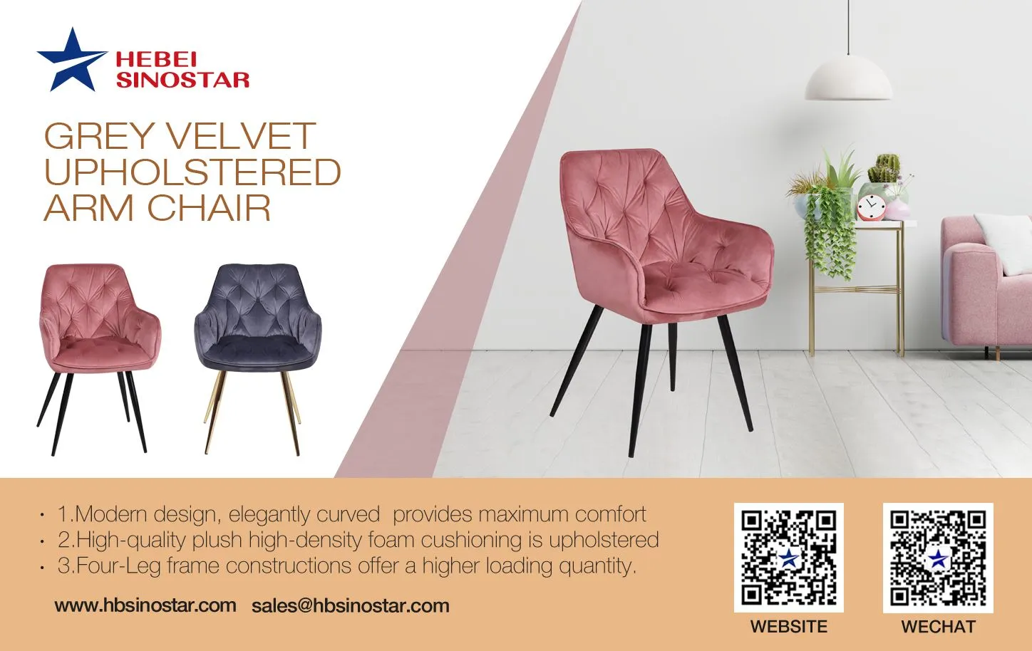 1Grey-Velvet-Upholstered-Arm-Chair--hbsinostar