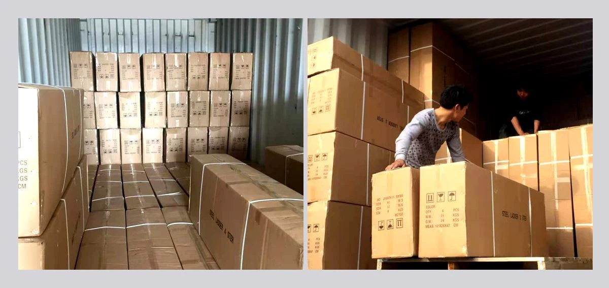 Aluminum Step Stool ladder loading Aluminum Step Stool ladder loading